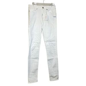 NWT Good American High Rise Good Legs Skinny Leg Denim Jean White Size 12